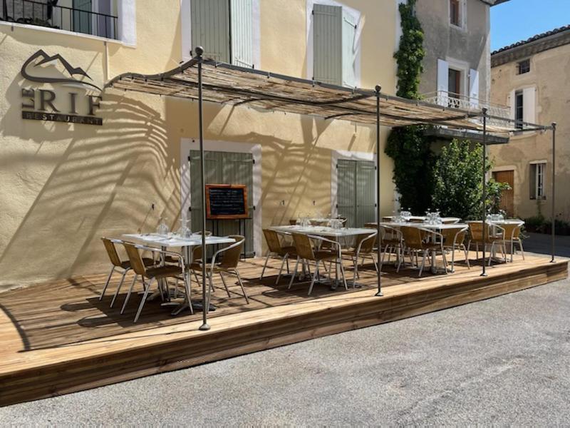 Le Rif Hotel Puygiron Buitenkant foto